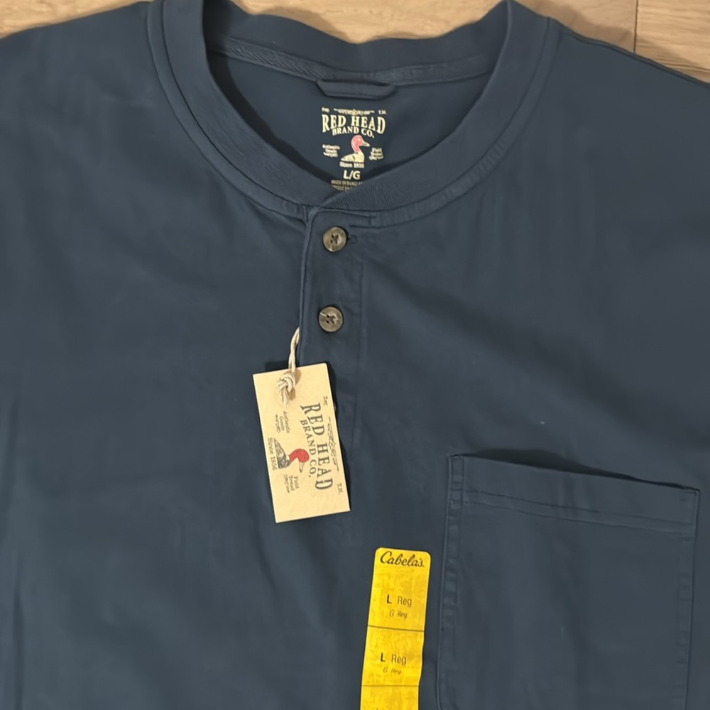Redhead Henley T shirt - Picture 2 of 3